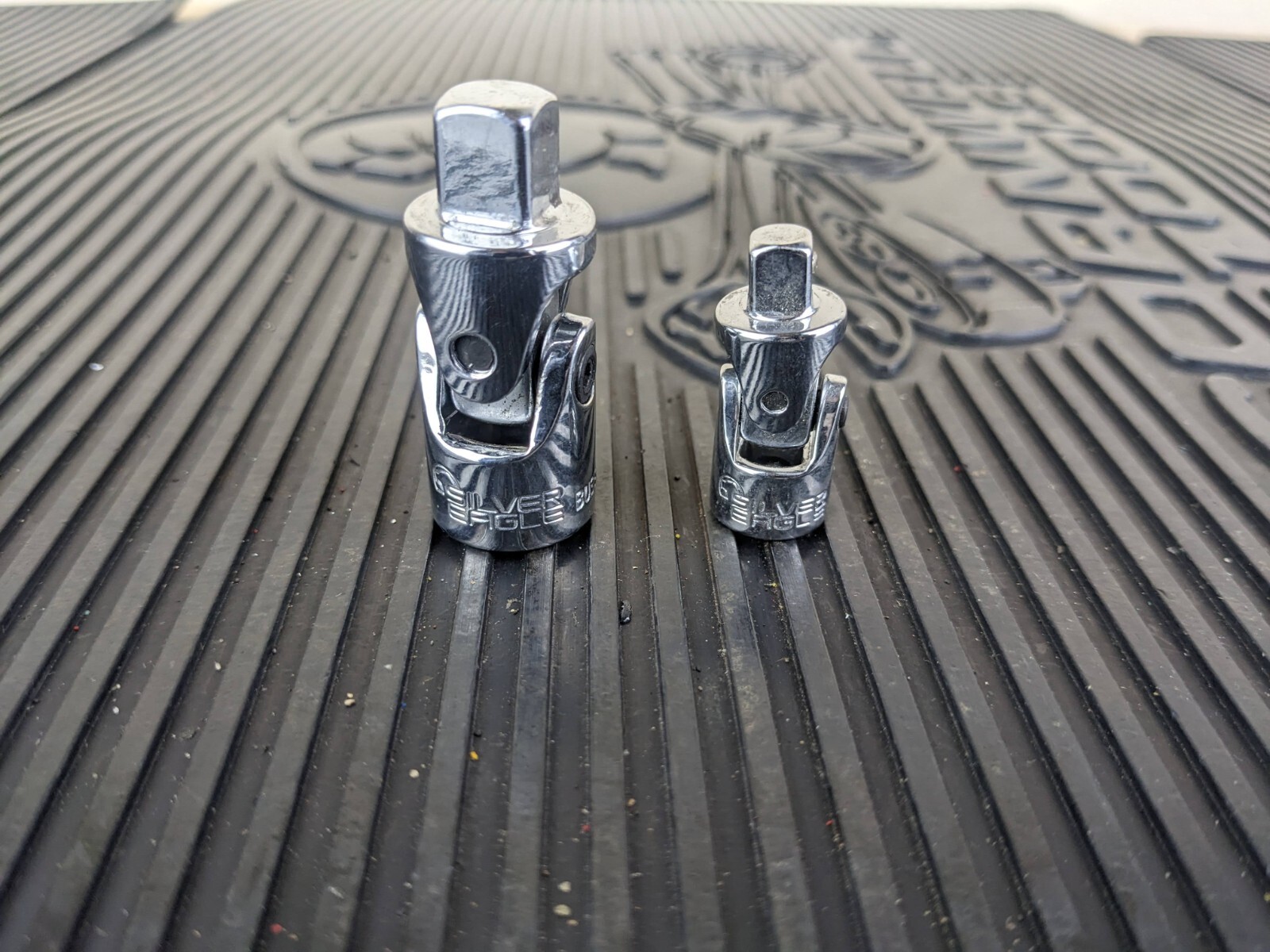 #aw677 Matco Tools Silver Eagle BUSEA 3/8″ AUSEA 1/4″ Chrome Universal Adapters