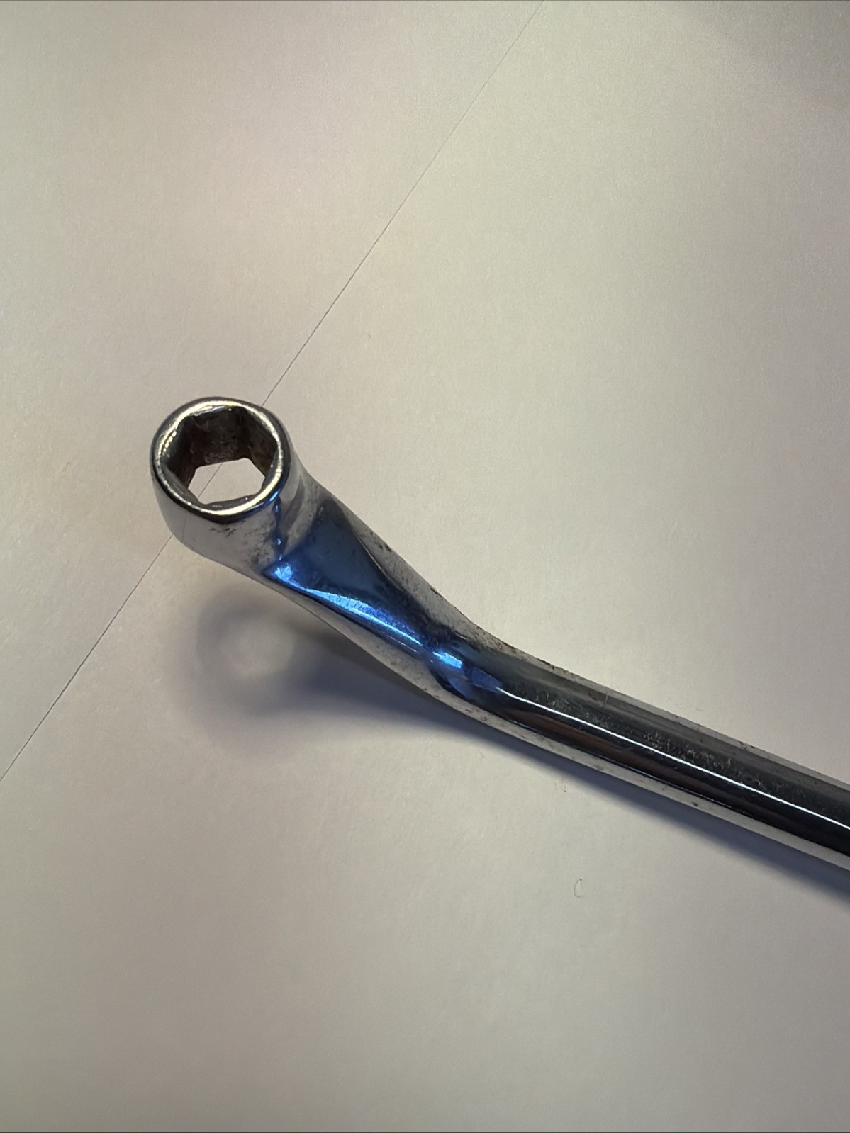 SNAP-ON 8MM X 10MM METRIC 6PT BRAKE BLEEDER WRENCH 7-9/16″ LONG #S6110A USA MADE