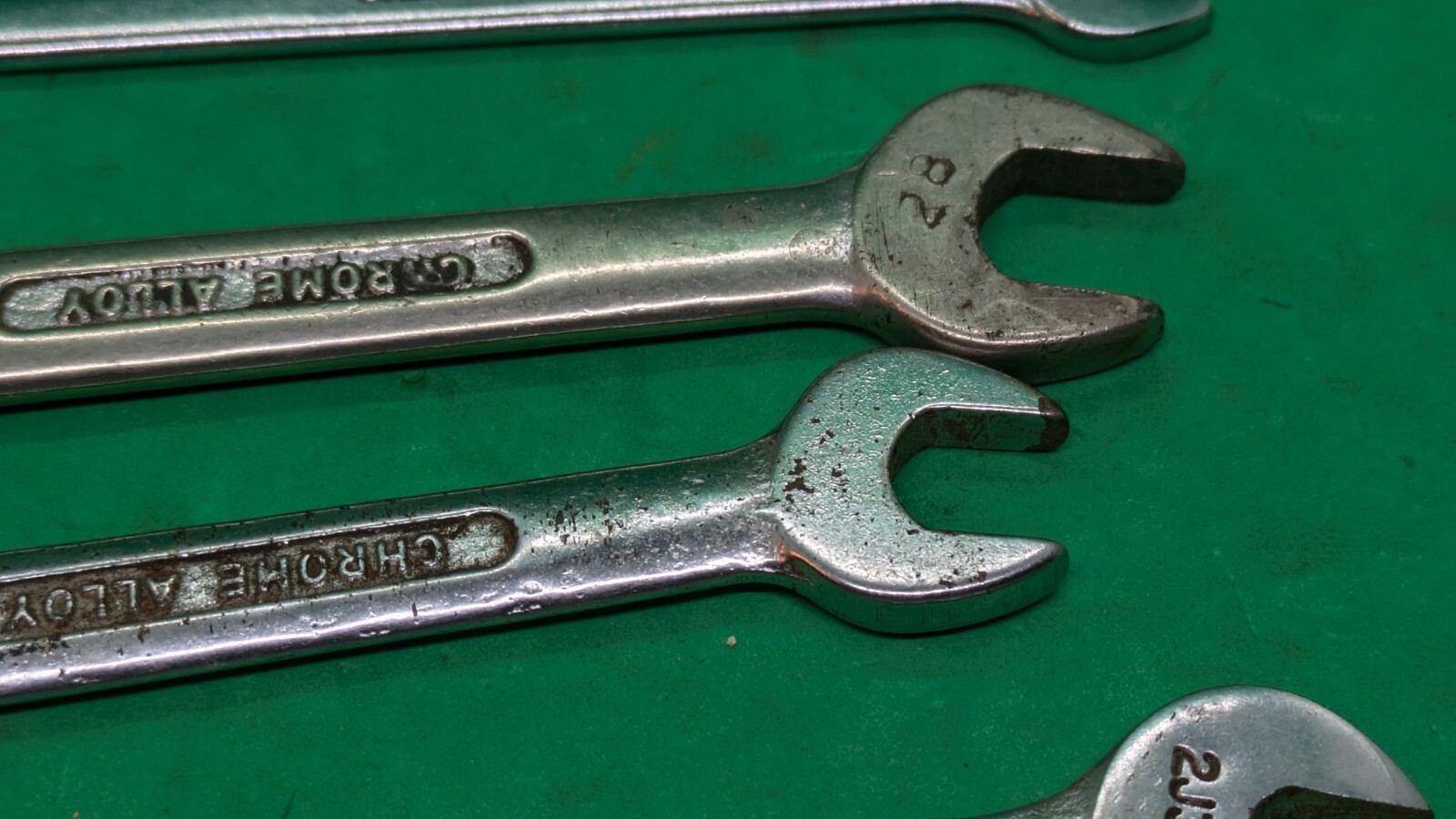 6 x BRITOOL Spanners. 5 x Open Ended, 1 x Combination. Metric and Imperial