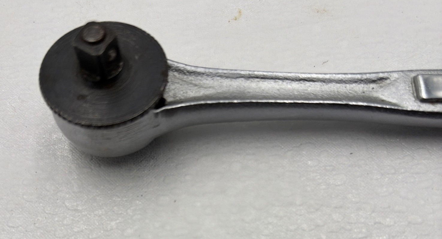 Vintage Craftsman Tools USA 1/4″ Drive Ratchet V-43178 Original Patent Handle