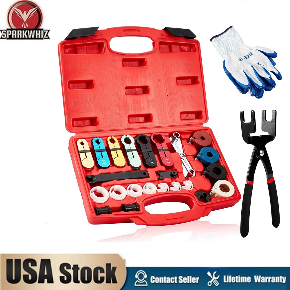 Fuel Line Disconnect Tool Set, 28 in 1 Master Quick Disconnect Tool Repair Kit