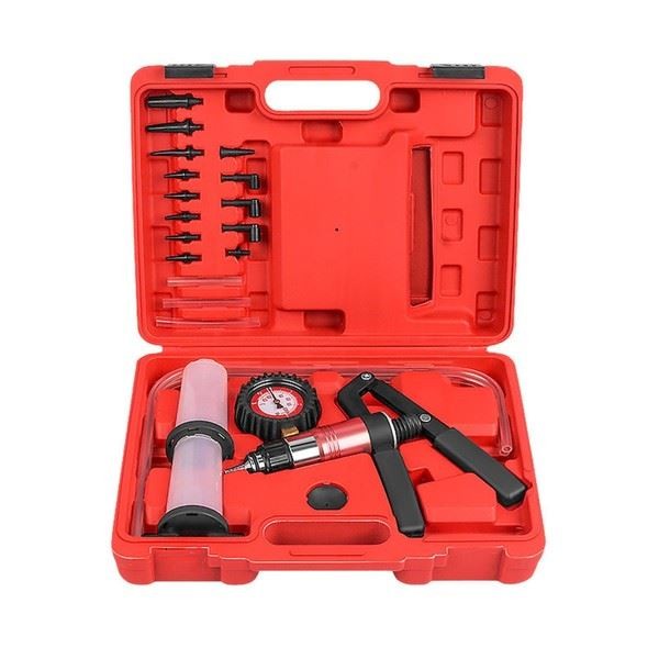 Handheld Automotive Vacuum Pump Tester Kit Sturdy Brake System Bleeding Tool