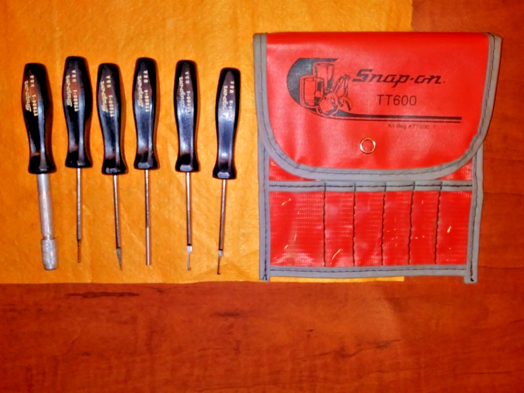 SNAP ON TT600 ELECTRIC WIRE 6 PC. DISCONNECT TOOL KIT WITH POUCH NEW