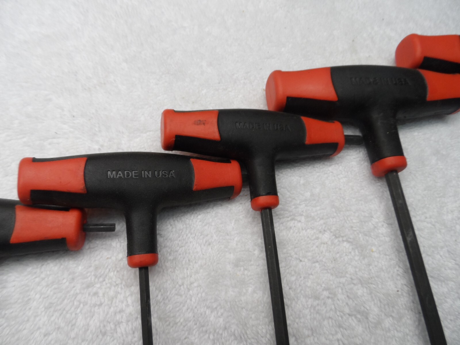 Craftsman SAE T-Through Handle Ball End Hex Key Allen Set, USA PN 46383 (loose)