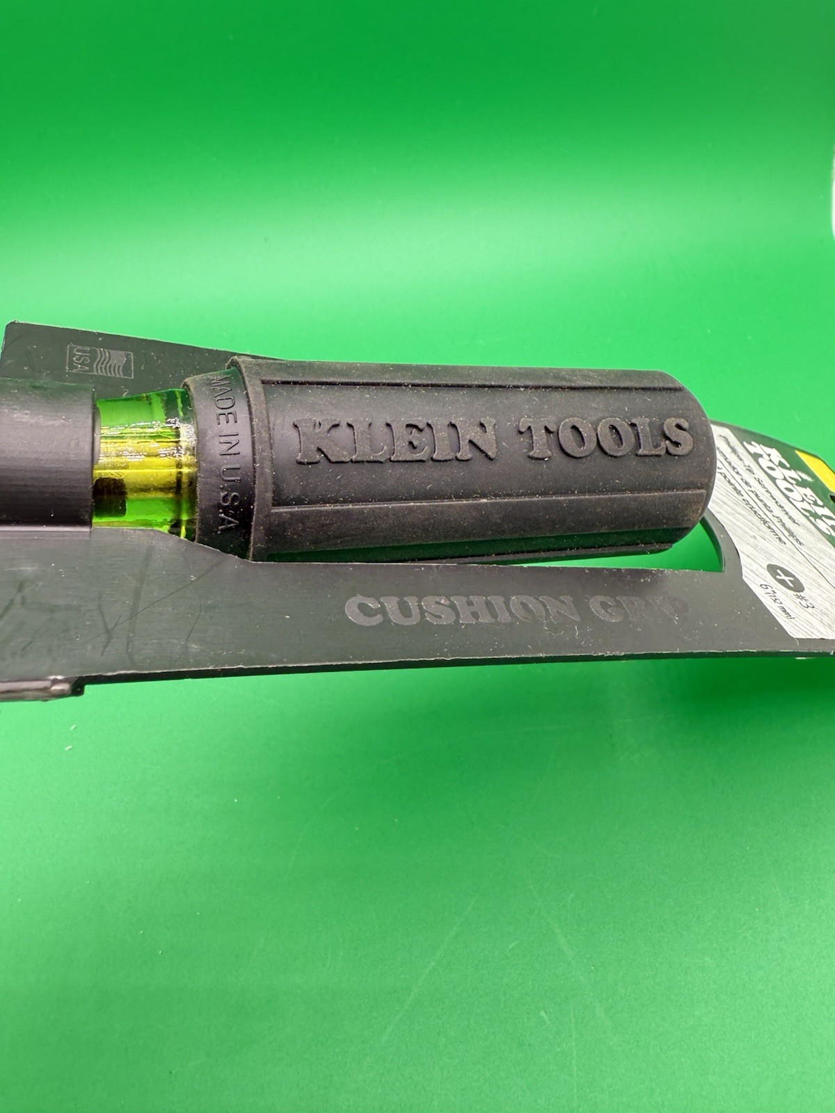 NEW Klein Tools 603-6 #3 Phillips Screwdriver 6” Round Shank & Cushion Grip USA!