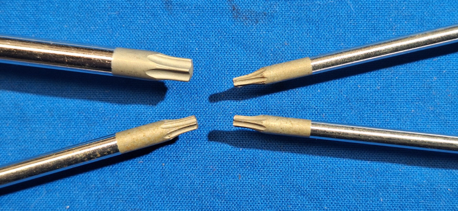 Snap-On 4 piece torx driver set hard black handles T30, T15, T10, T8 SDTX530