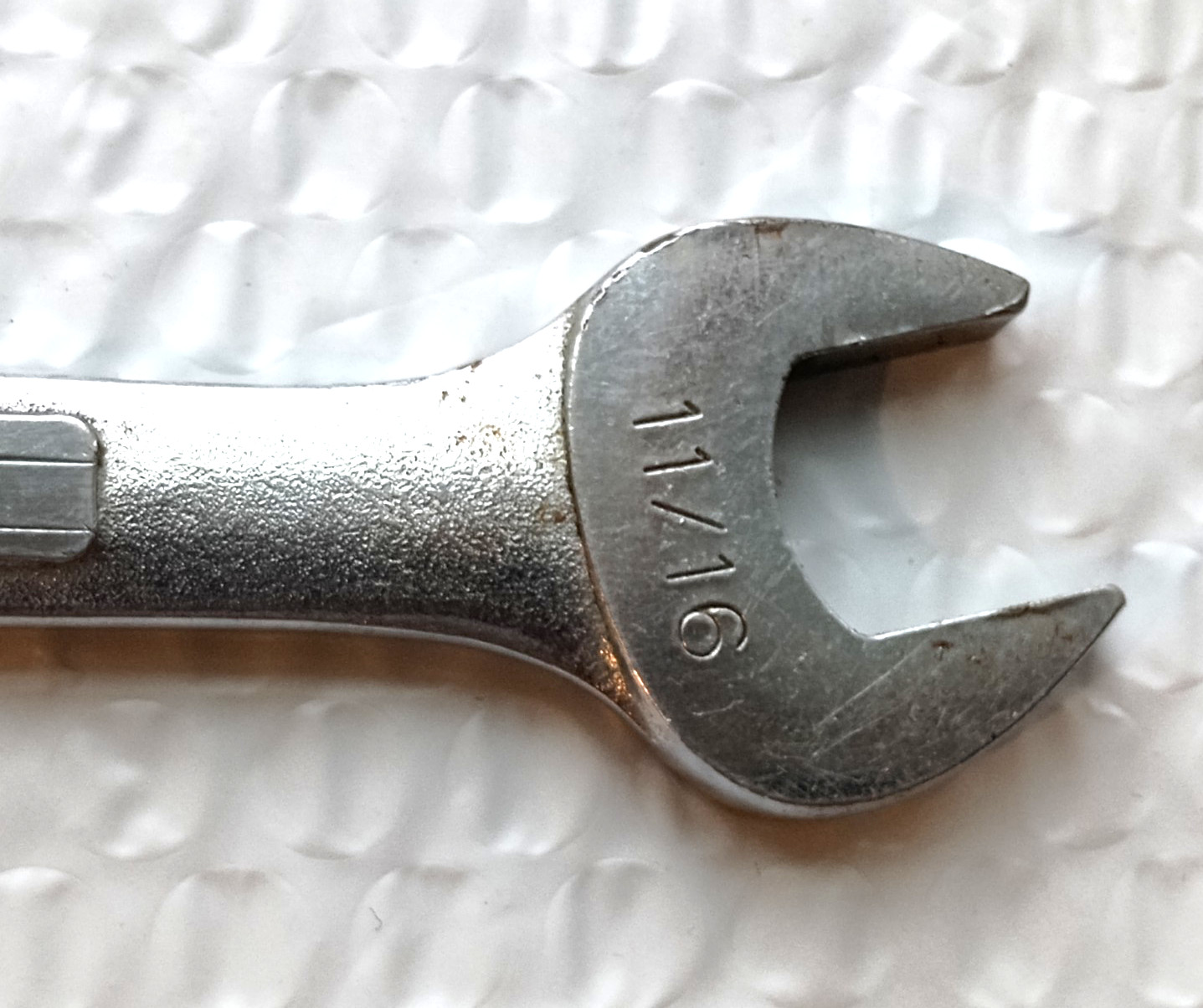 CRAFTSMAN TOOLS 11/16″ COMBINATION WRENCH, 8.6″ LONG, 12 POINT *JAPAN MADE*
