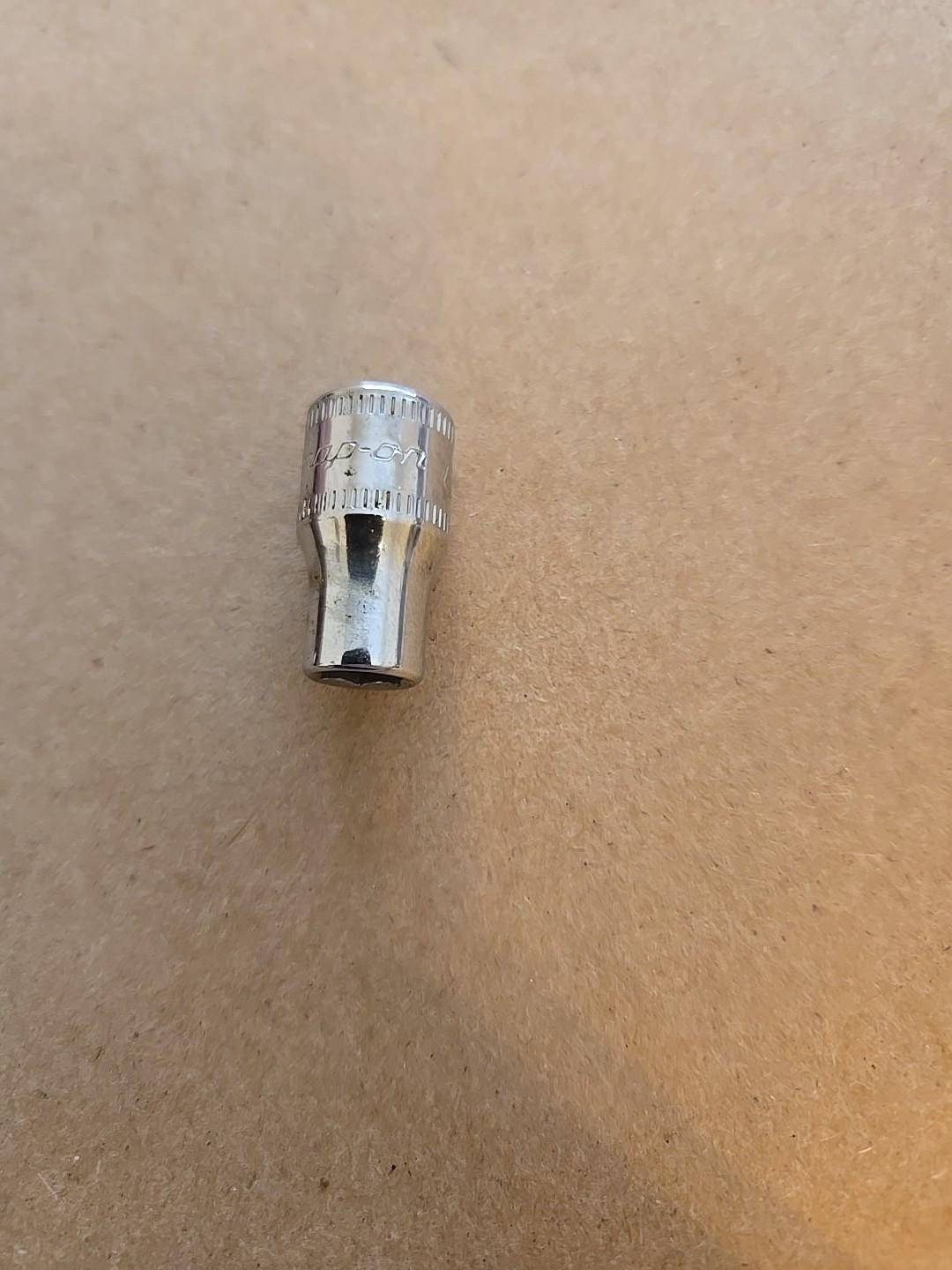 Snap On 1/4″ Drive 6MM 6PT Metric Shallow Chrome Socket TMM6