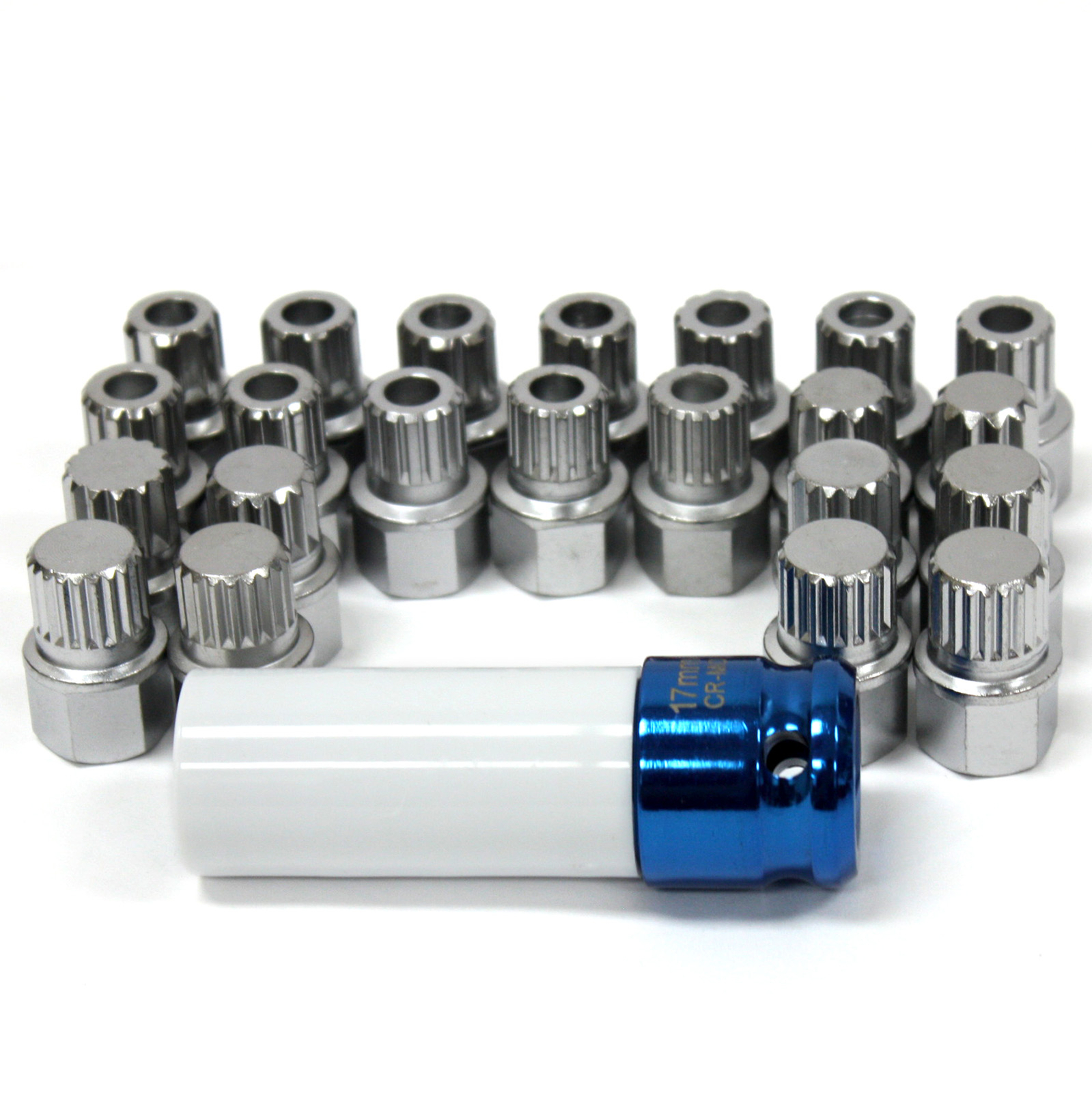 23 pc Wheel Locking Key Set Lug Nut Removal Tamper Proof Spline Bits for VW Audi