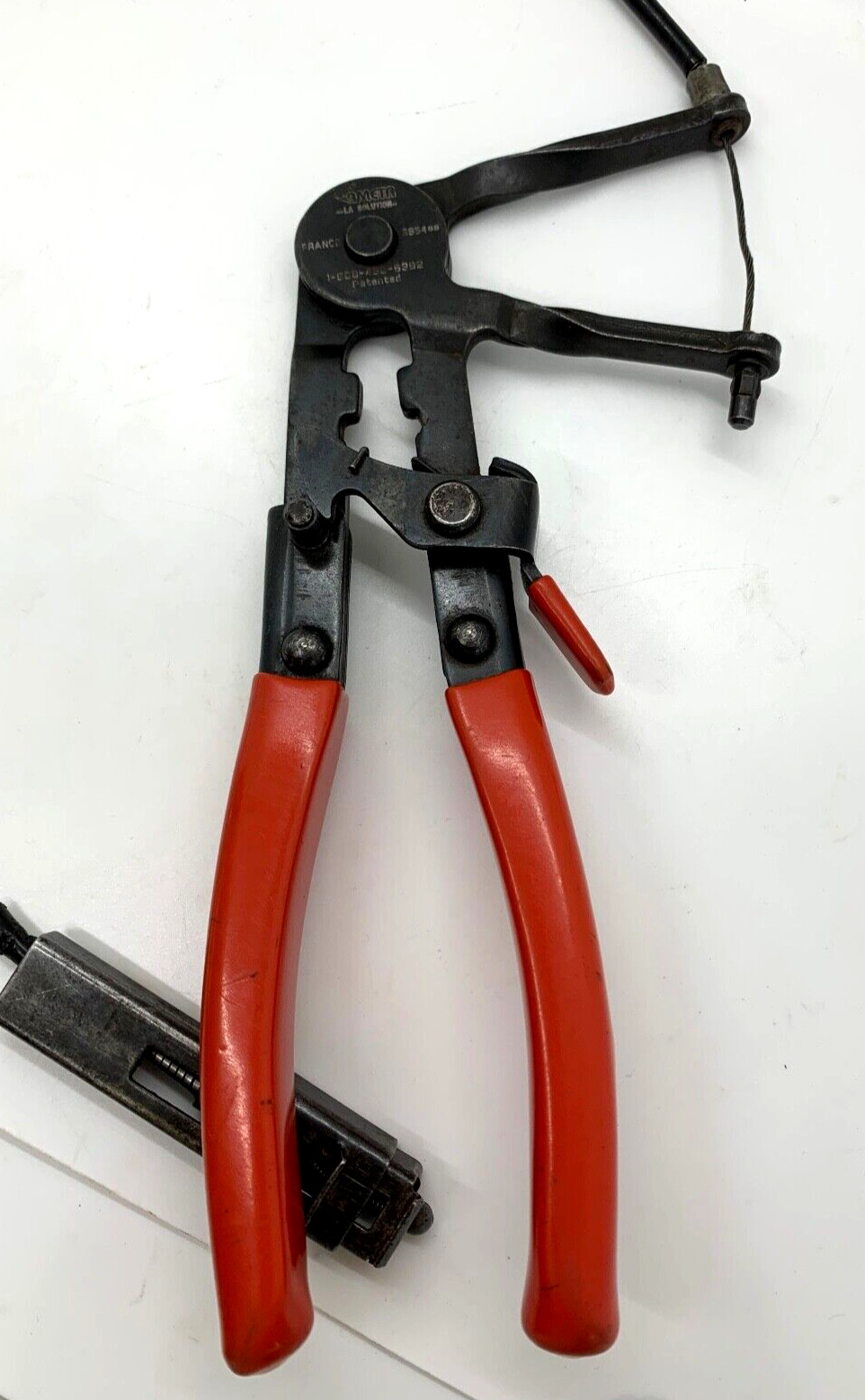 Ameta Tools France Remote Hose Clamp Locking Flex Pliers Clip Hose Pipe Red Grip