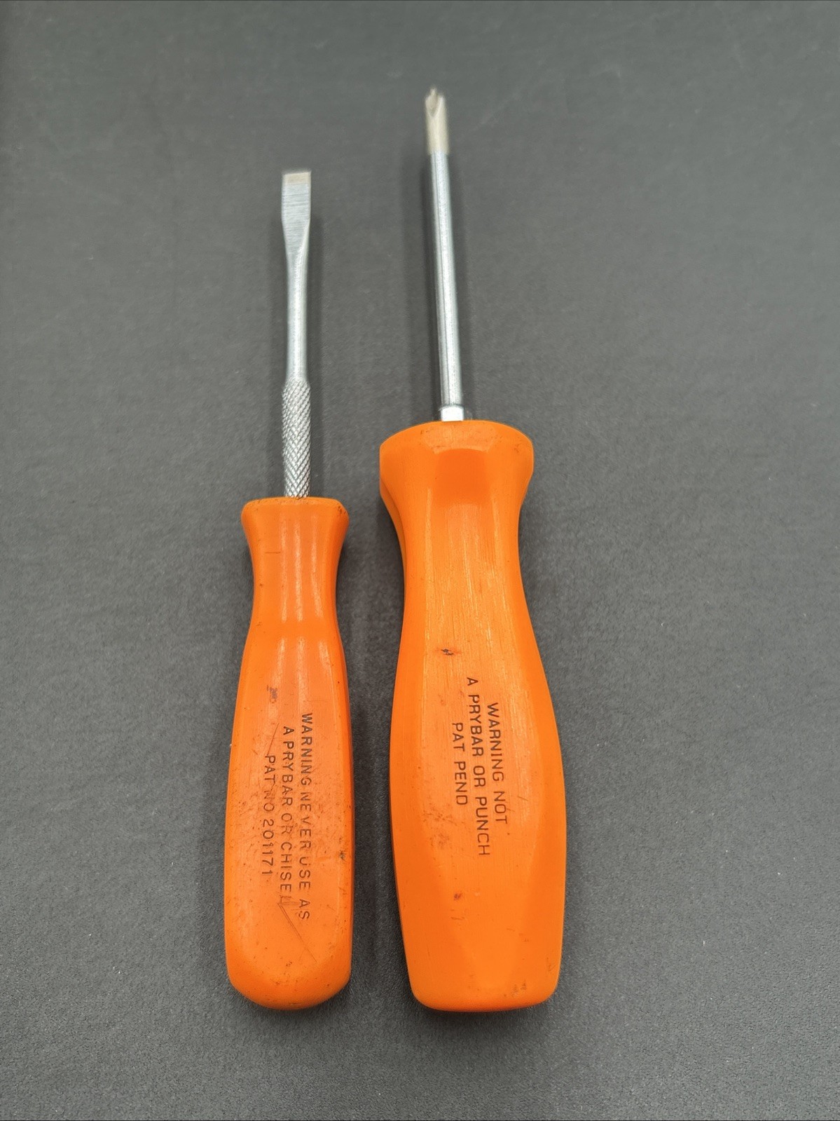 Vintage Snap On Orange Handle Screwdriver SSD143 SDDP31