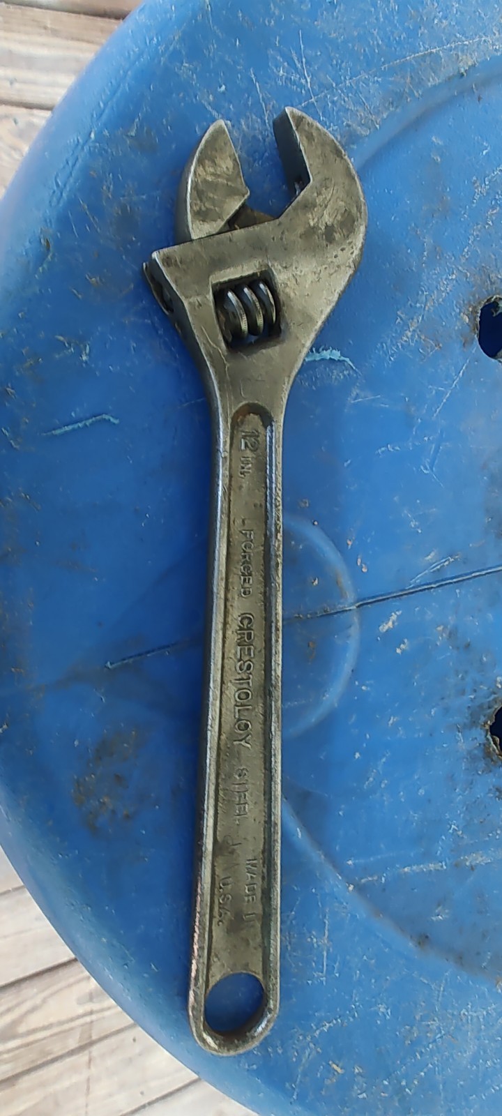 Crescent Brand 12” Adjustable Wrench Crestoloy Made in USA Jamestown NY