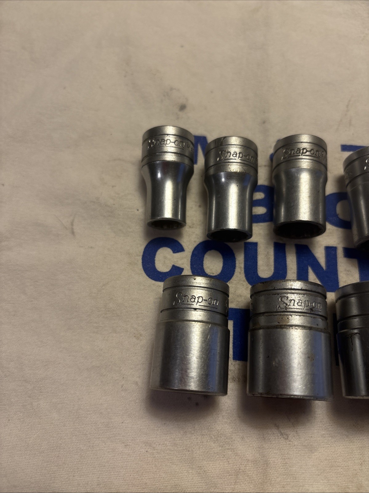 Snap-on Tools USA 1/2″ Drive SAE 12pt Shallow Chrome 9pc Socket Set 7/16-15/16″