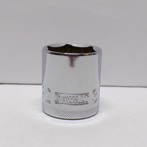 Lot of 3 DeWalt 1/2″ Drive 6 Point Socket 32MM