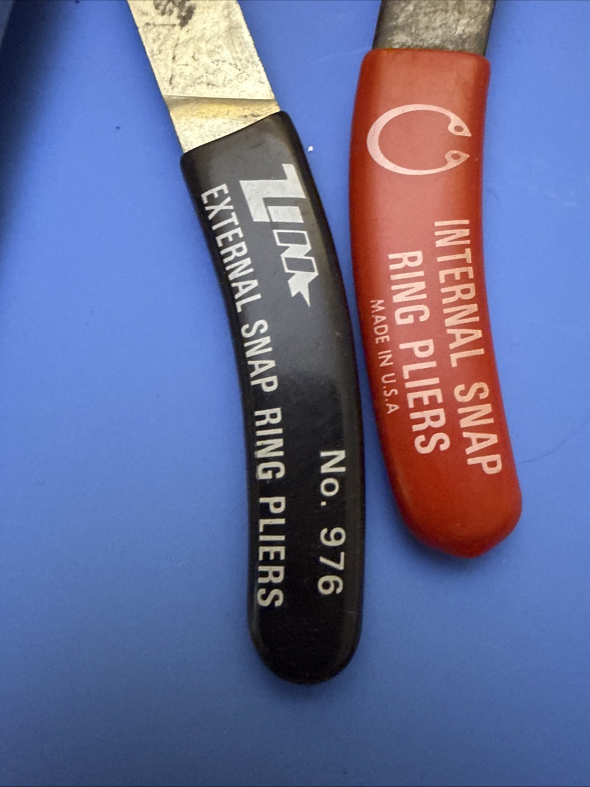 ZIM No 976 AND 977 Combination Snap Ring Plier Set – Internal External Tips USED