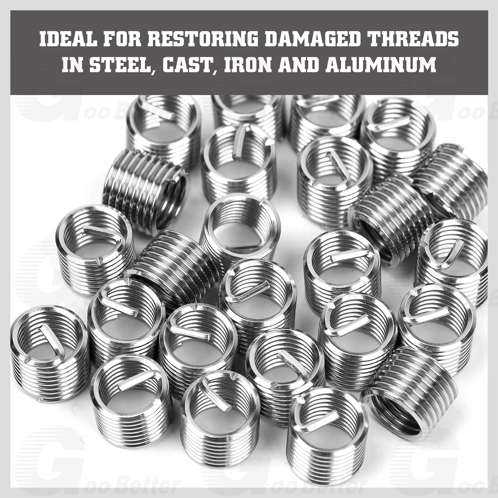 Helicoil Type Thread Repair Kit rethread Stripped Metric M5 M6 M8 M10 M12 131PCS