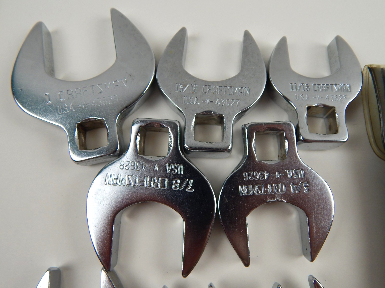 USA Craftsman 10pc 3/8 Drive SAE Crow Foot Socket Set 3/8″ to 1″ Set V Series