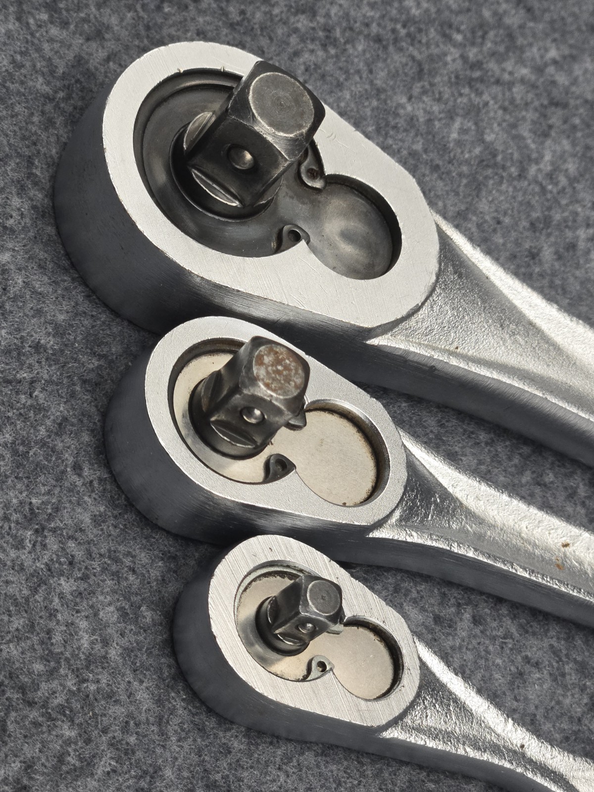 CRAFTSMAN USA 1/4″, 3/8″, & 1/2″ DRIVE 3-PIECE RATCHET SET 44807, 44808, 44809