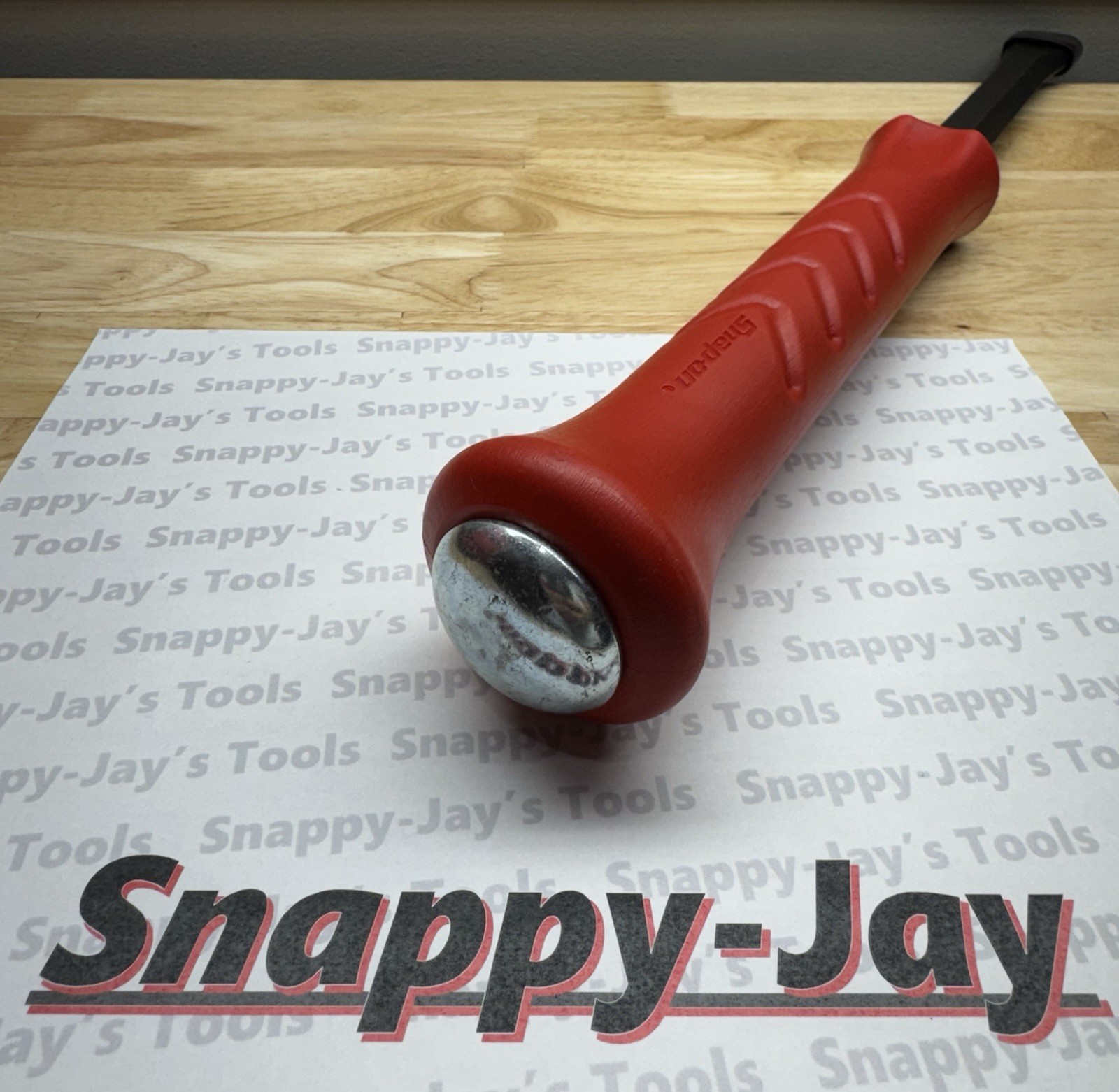 Snap-on Tools USA NEW RED 18″ Length Steel Striking Demolition Chisel SPDC18R