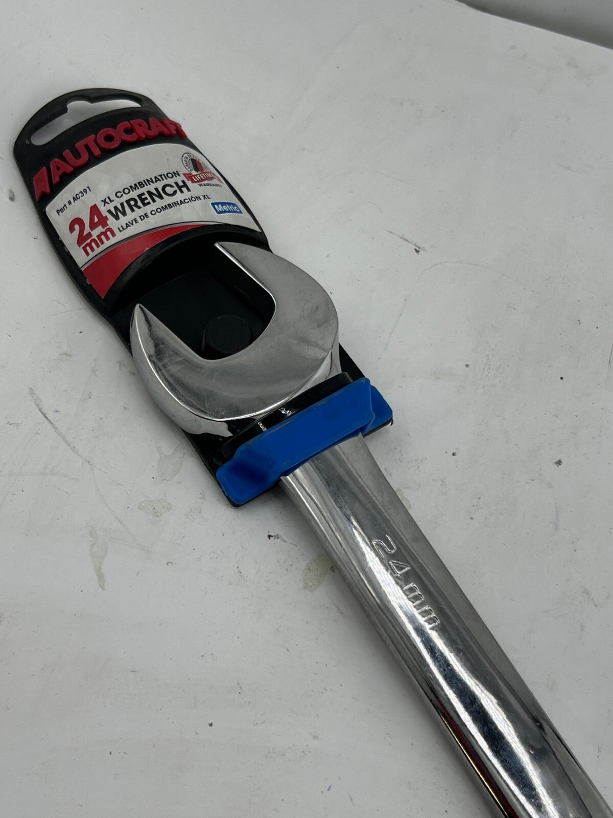 Autocraft GENUINE 24mm XL Combination Wrench AC391 Chrome Vanadium