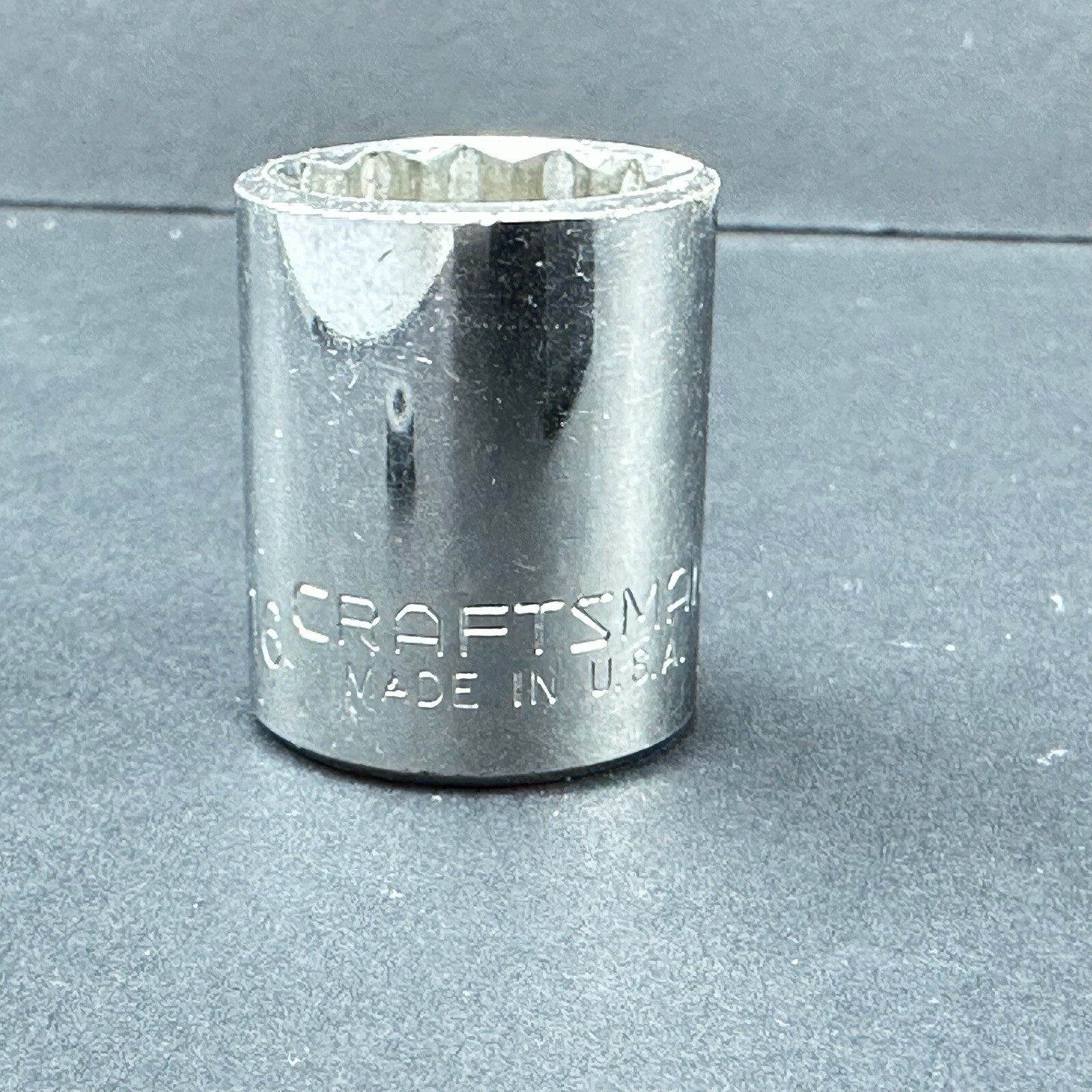 Craftsman 3/8 Drive 11/16 SAE 12-Point Socket USA Made 44336