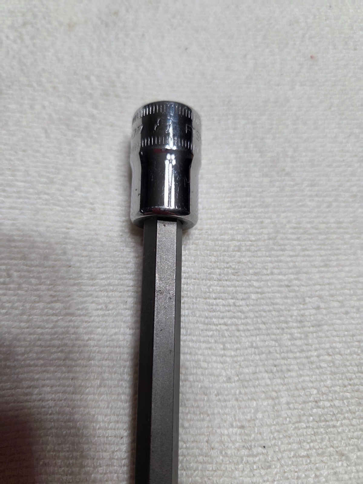 NEW Snap-On 3/8″ Dr Metric 8 mm Triple Square Hex Bit Long Socket Driver FTSM8LE