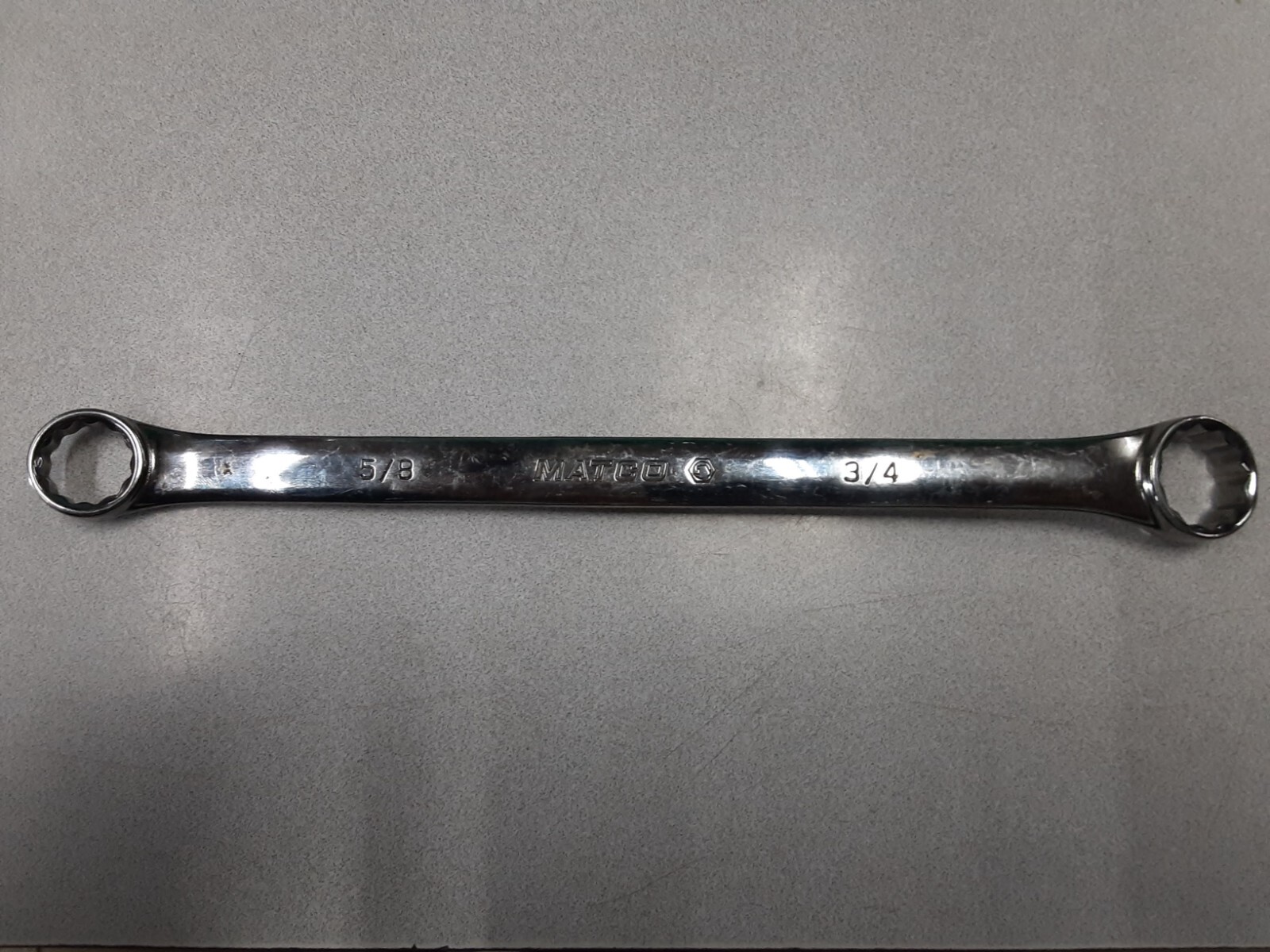 Matco Tools RBL2024 5/8-in x 3/4-in Box-End Wrench Made in USA