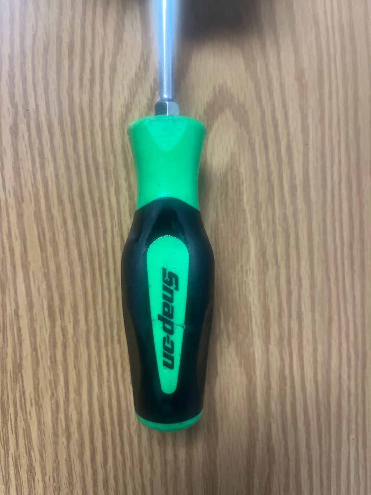 SNAP ON -SGD4B – 1/4 GREEN/BLACK COMFORT GRIP HANDLE SCREWDRIVER LOT#55