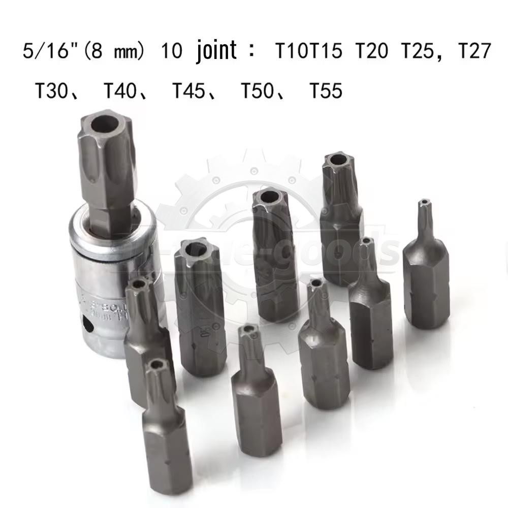 34Pcs Drive Male Female Torx Star Bit Socket E-socket Set Handheld Tool Case US
