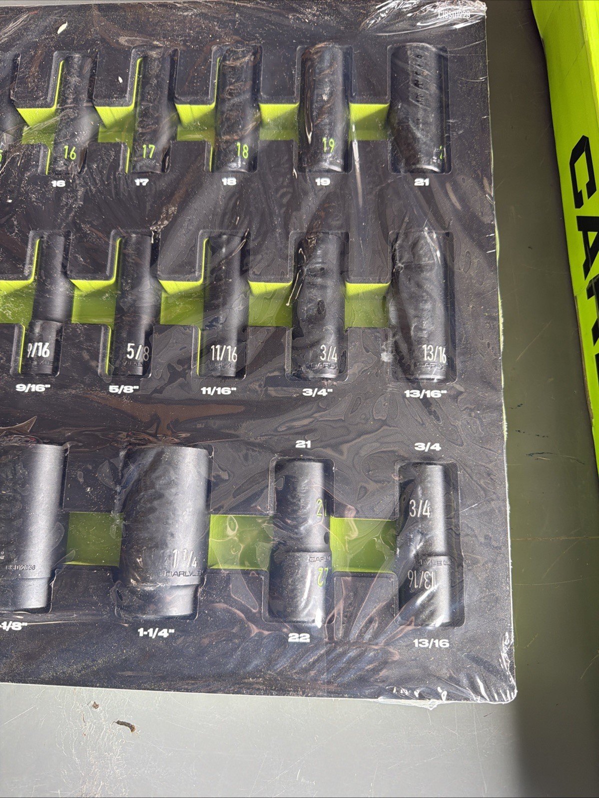 Carlyle By Napa 1/2 Dr Deep Impact socket Set SAE/Metric 29pc $290 Value