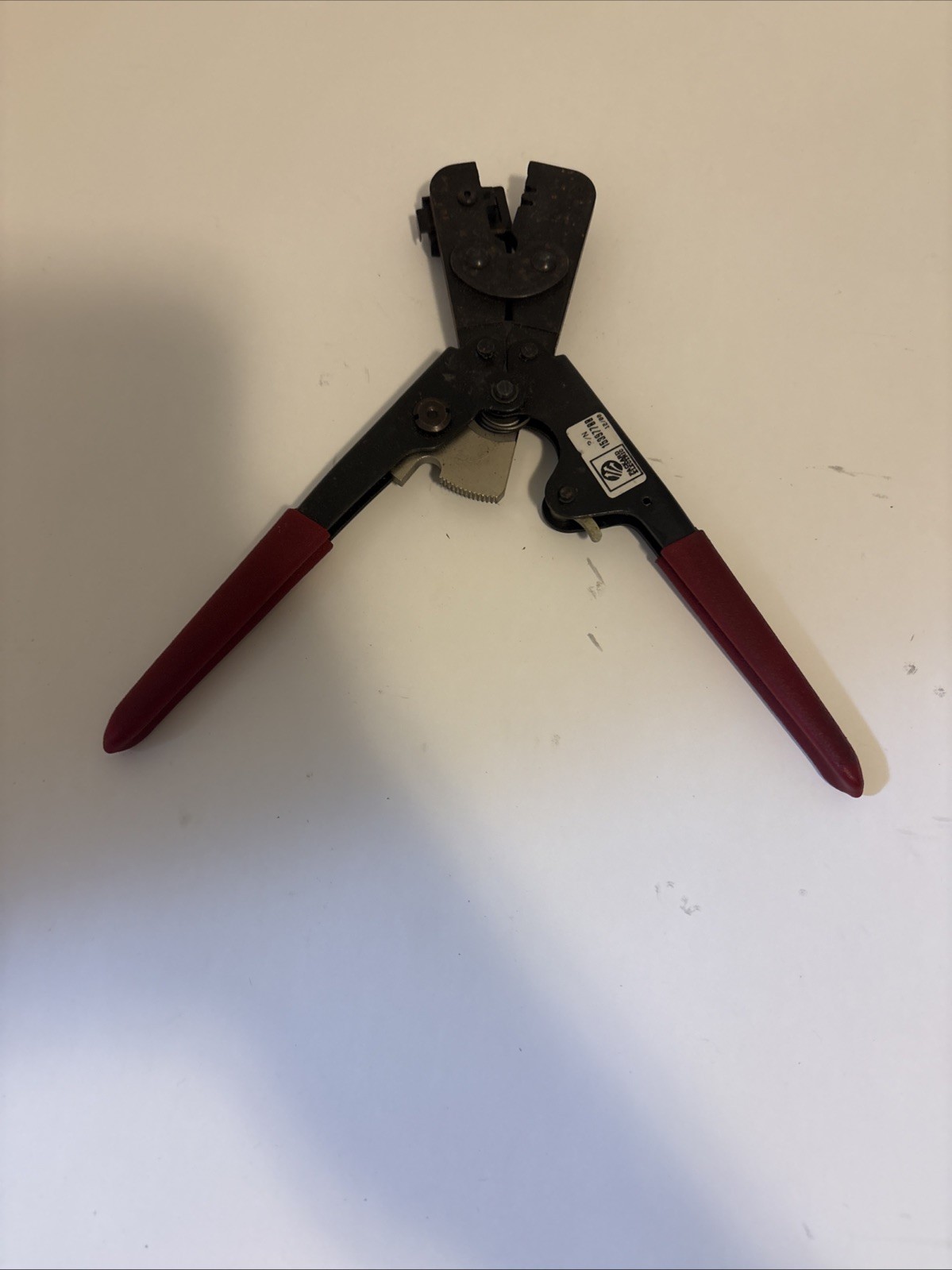Packard Electric GM 15397700 Red Rubber Handle Terminal Crimpers Good Condition