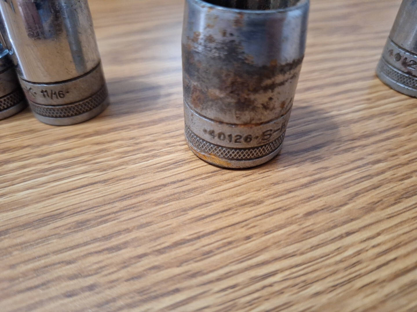 Vintage S-K Wayne Tools 1/2″ Drive 12 Point Sockets & 6 Point Socket