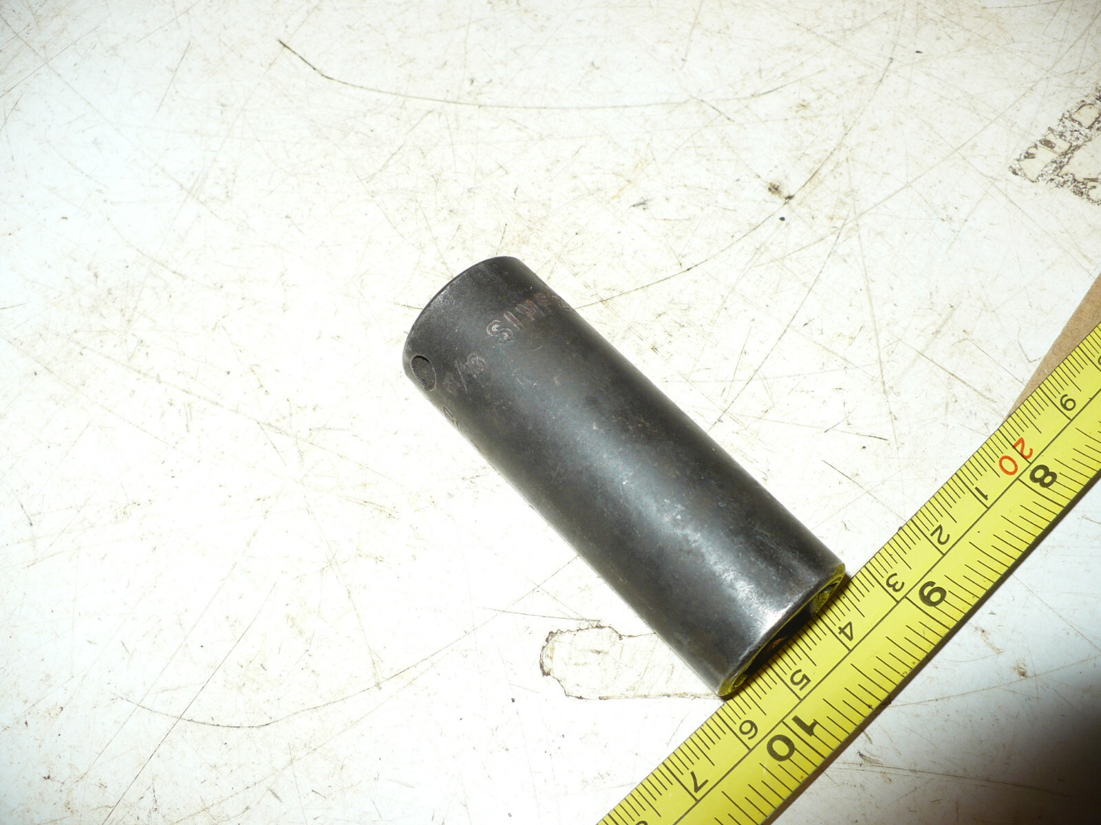 Vintage 11/16″ SIMF220 Snap-on flank deep impact socket 3/8 drive 1980 ?