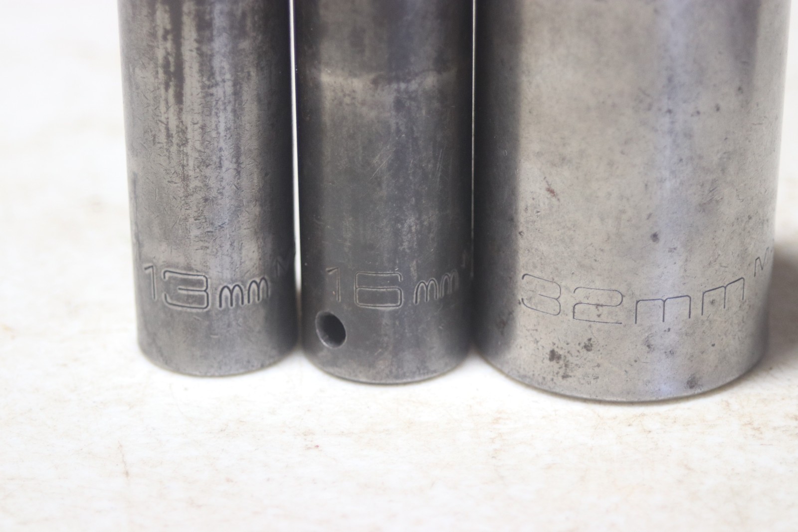 Matco Tools Metric 1/2 Inch Drive Deep Impact Socket Lot 13mm 16mm 32mm