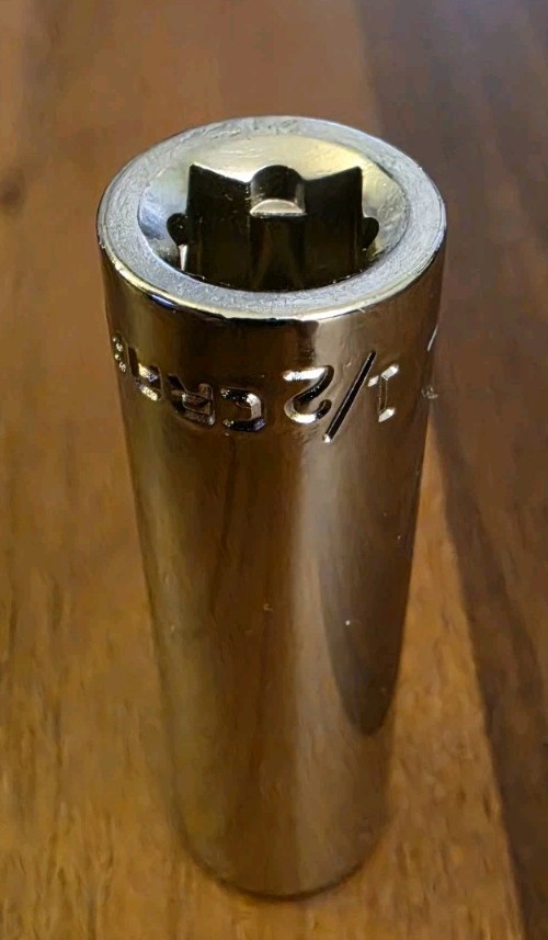 Craftsman 1/2″ Deep Well Socket 12 Point 3/8″Drive S-AF 43312