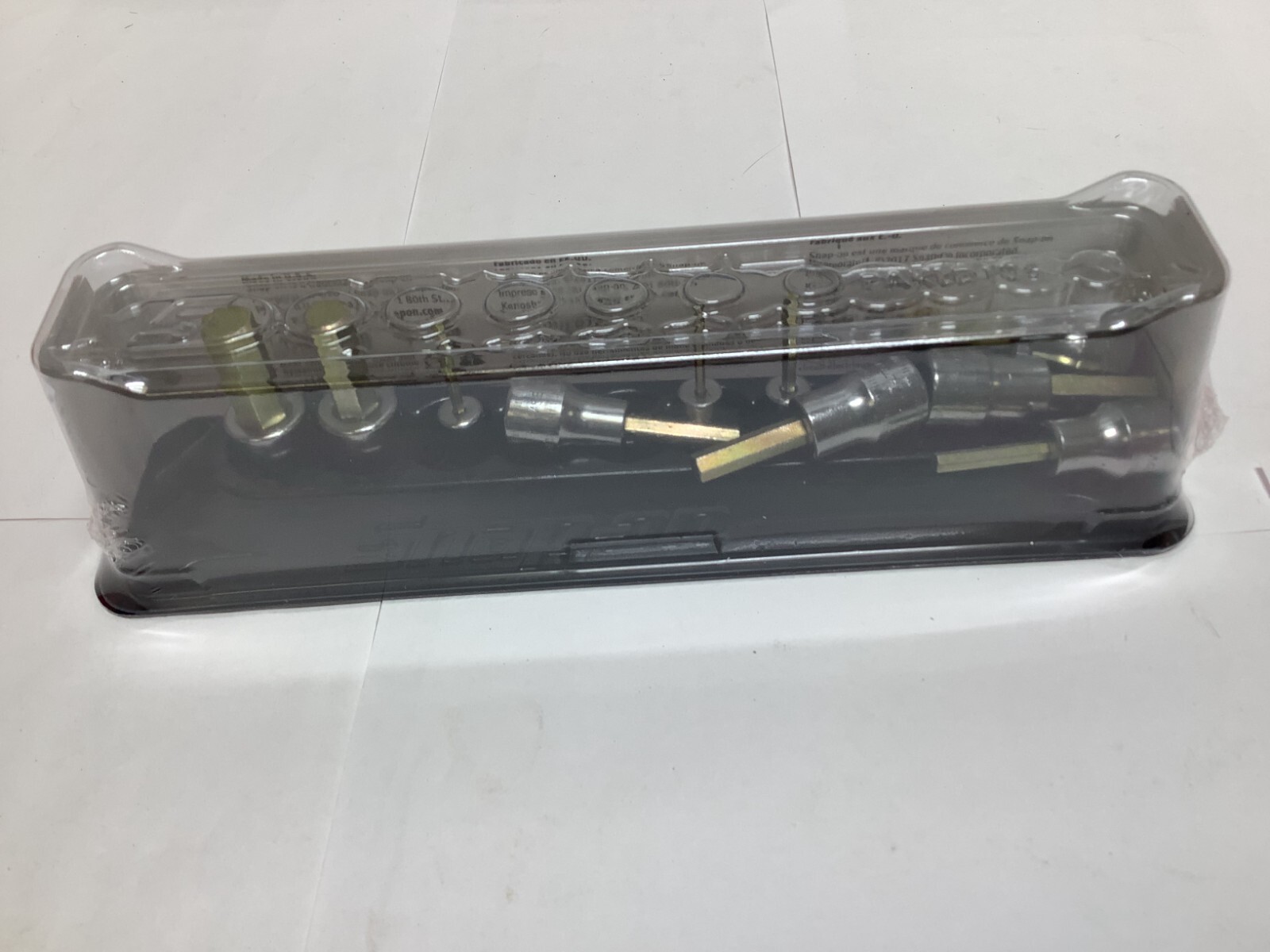 NEW Snap-on 1/4″ 3/8″ dr 2 to 10 mm Allen Hex Socket Driver SET 210EFTAMY Sealed