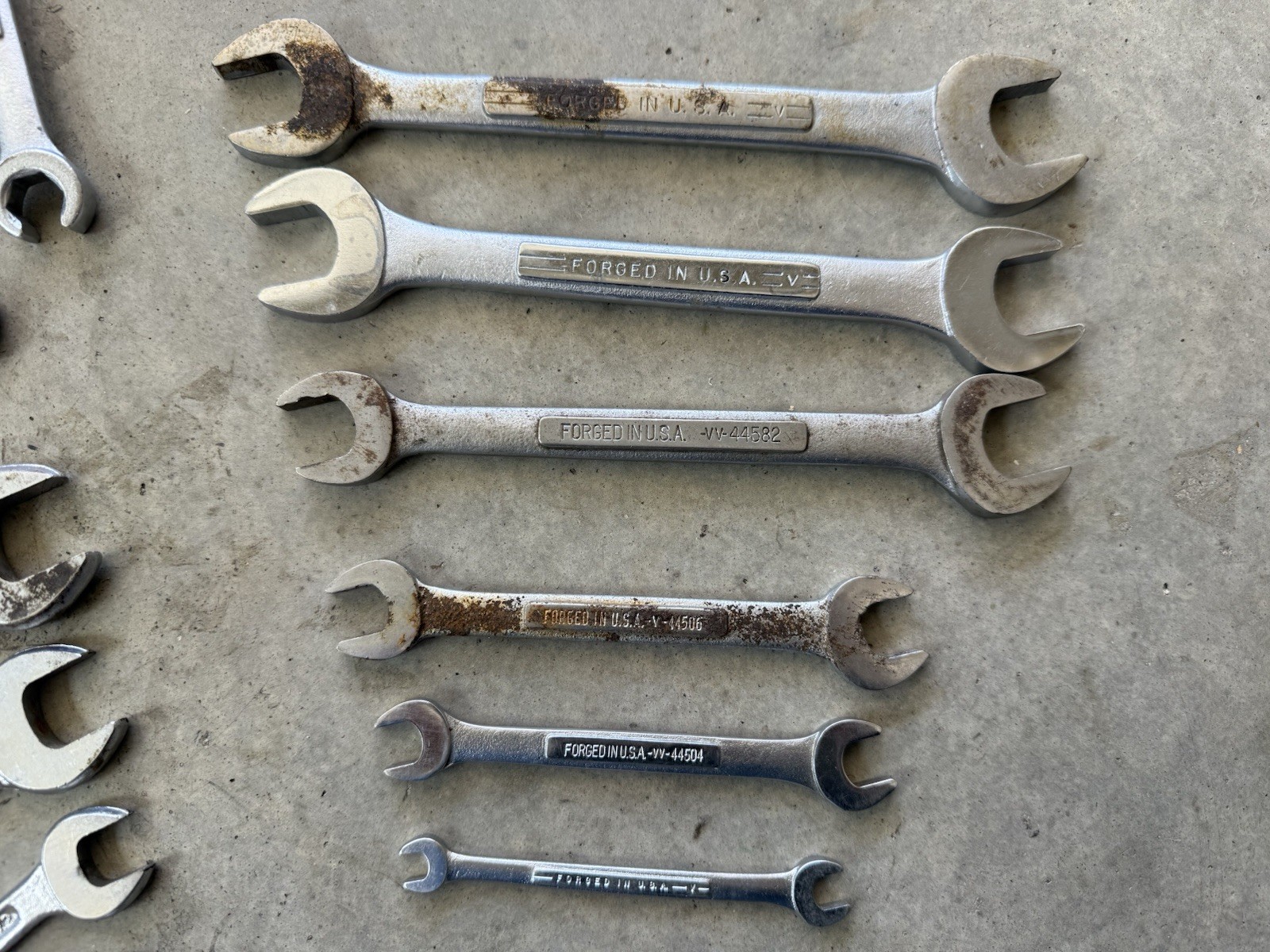 23 Piece Lot of Craftsman (& Sears) Wrenches – Combination – Various Sizes/Used