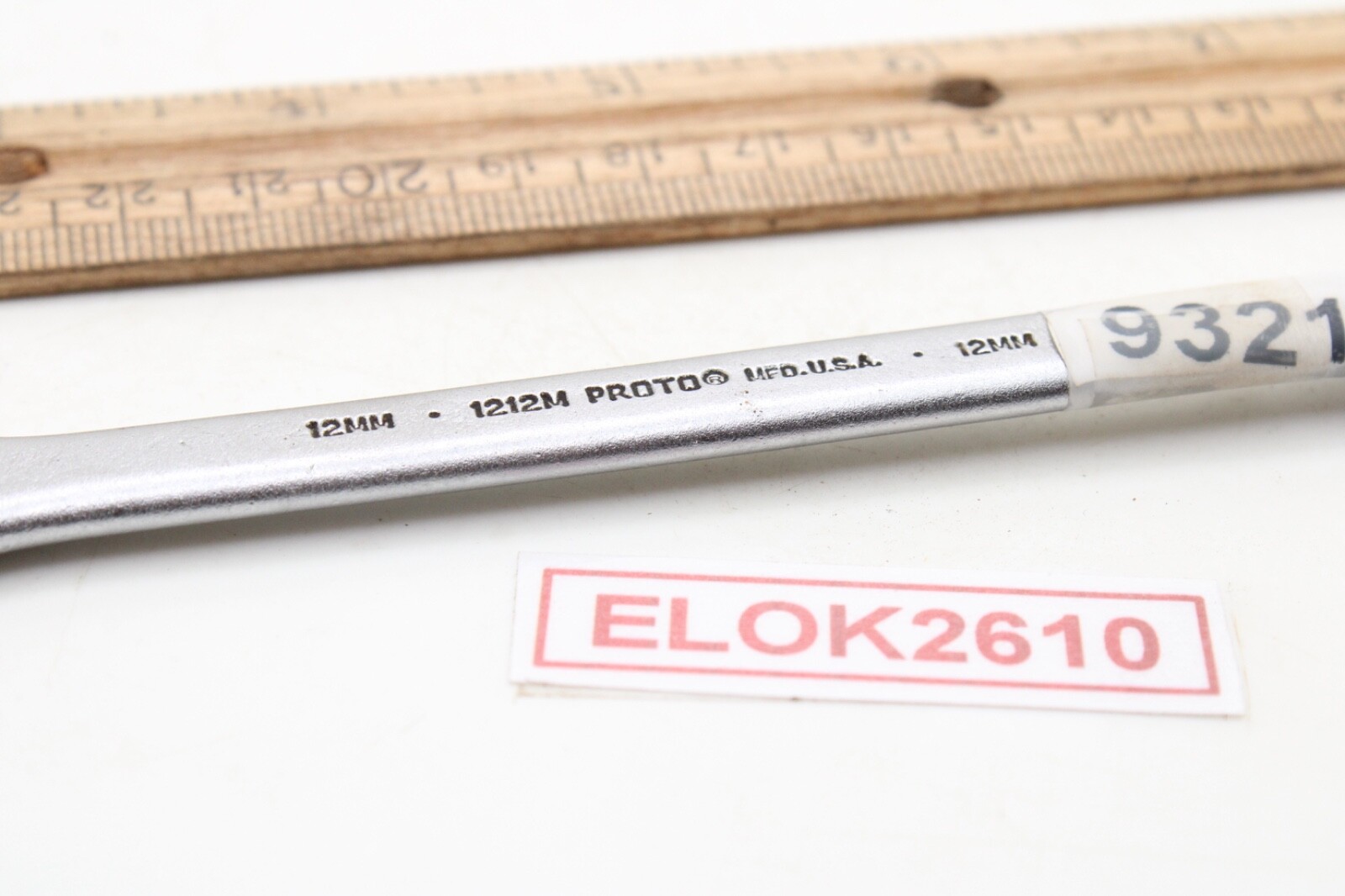 Proto 1212M 12mm 12 Point Metric Chrome Combination Wrench USA
