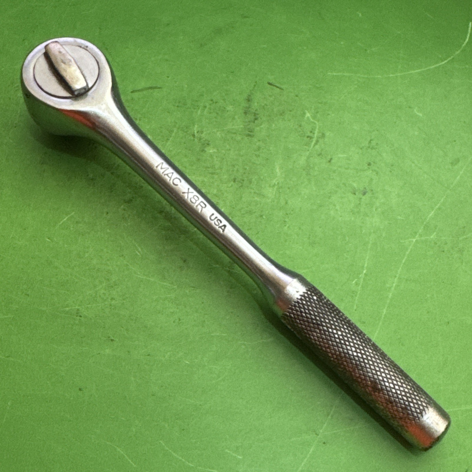 Mac Professional Tools USA Vintage 3/8″ Drive Knurled Handle Ratchet Model X8R