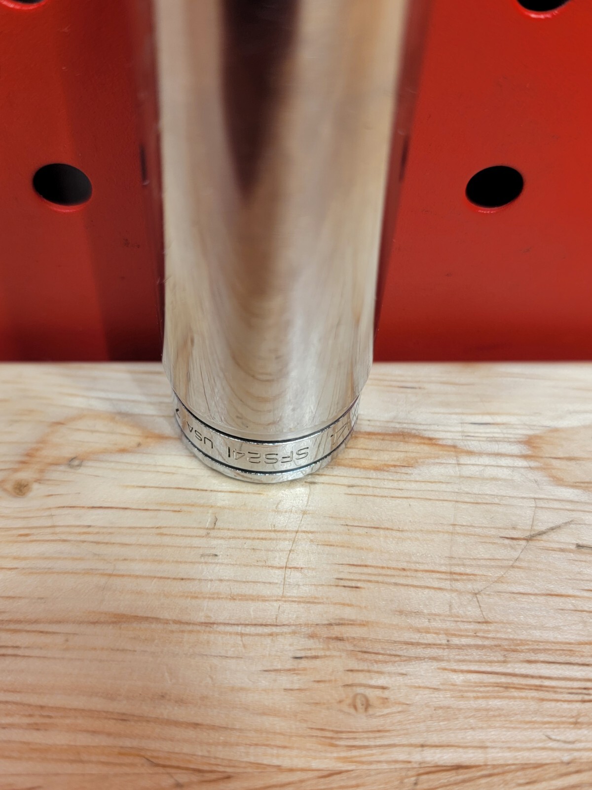 Snap-on Tools SFS241 3/4″ SAE 3/8″ Drive Deep 6-Point Chrome Socket USA