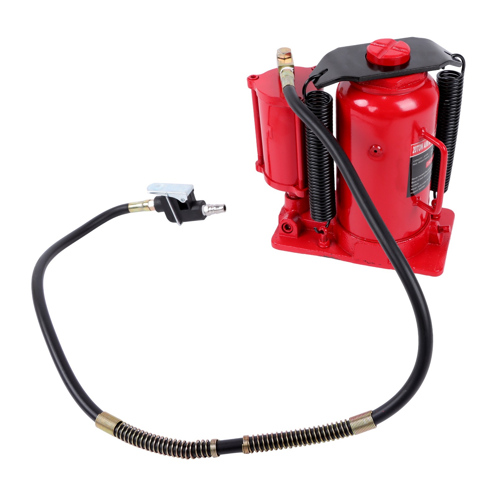 Labwork 20 Ton 40,000lbs Air Hydraulic Bottle Jack Truck RV Repair w/Manual Hand