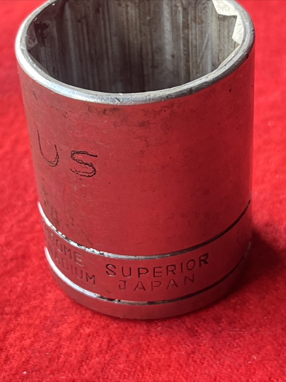 VINTAGE CONTINENTAL AMERICAN SOCKET, 1-1/8″, 1/2″ DRIVE, 12 POINT – JAPAN (t80)