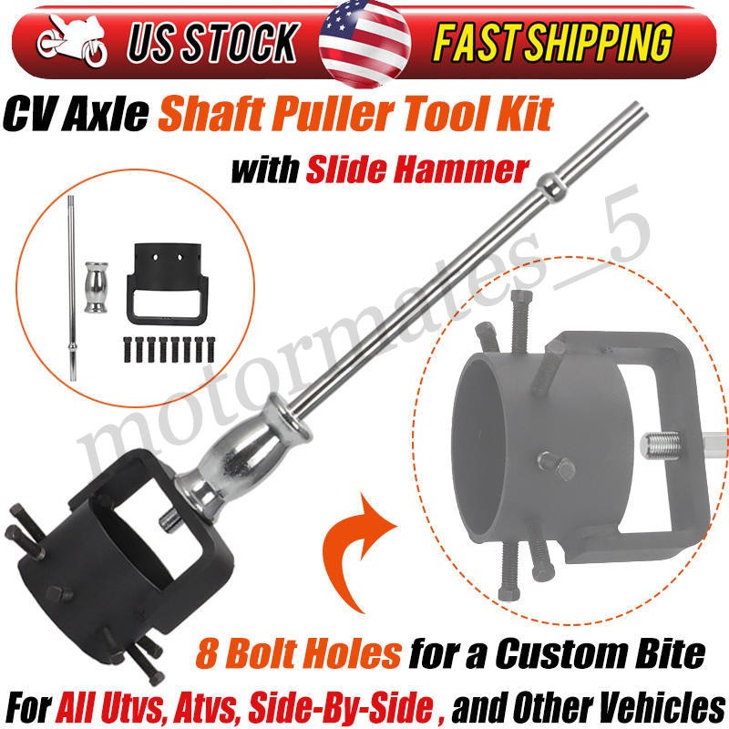 3.7″ CV Axle Shaft Puller Removal Tool w/ Slide Hammer UTV/ATV HD Bushing Puller