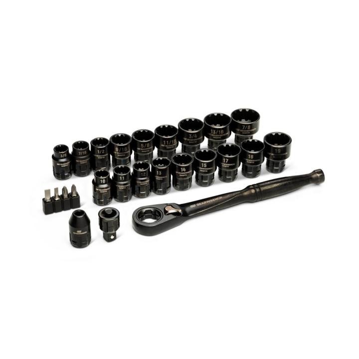 GEARWRENCH 25 PIECE 3/8″ DRIVE PASS THROUGH RATCHET AND SOCKET SET | GWX6PT25 @@
