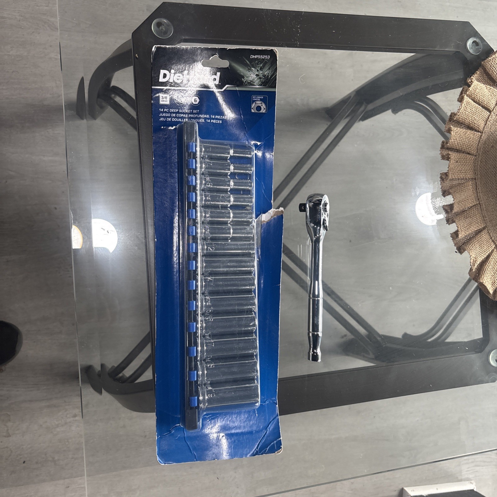 DieHard 14pc Deep Socket Set 3/8″ Drive Metric DHP55253