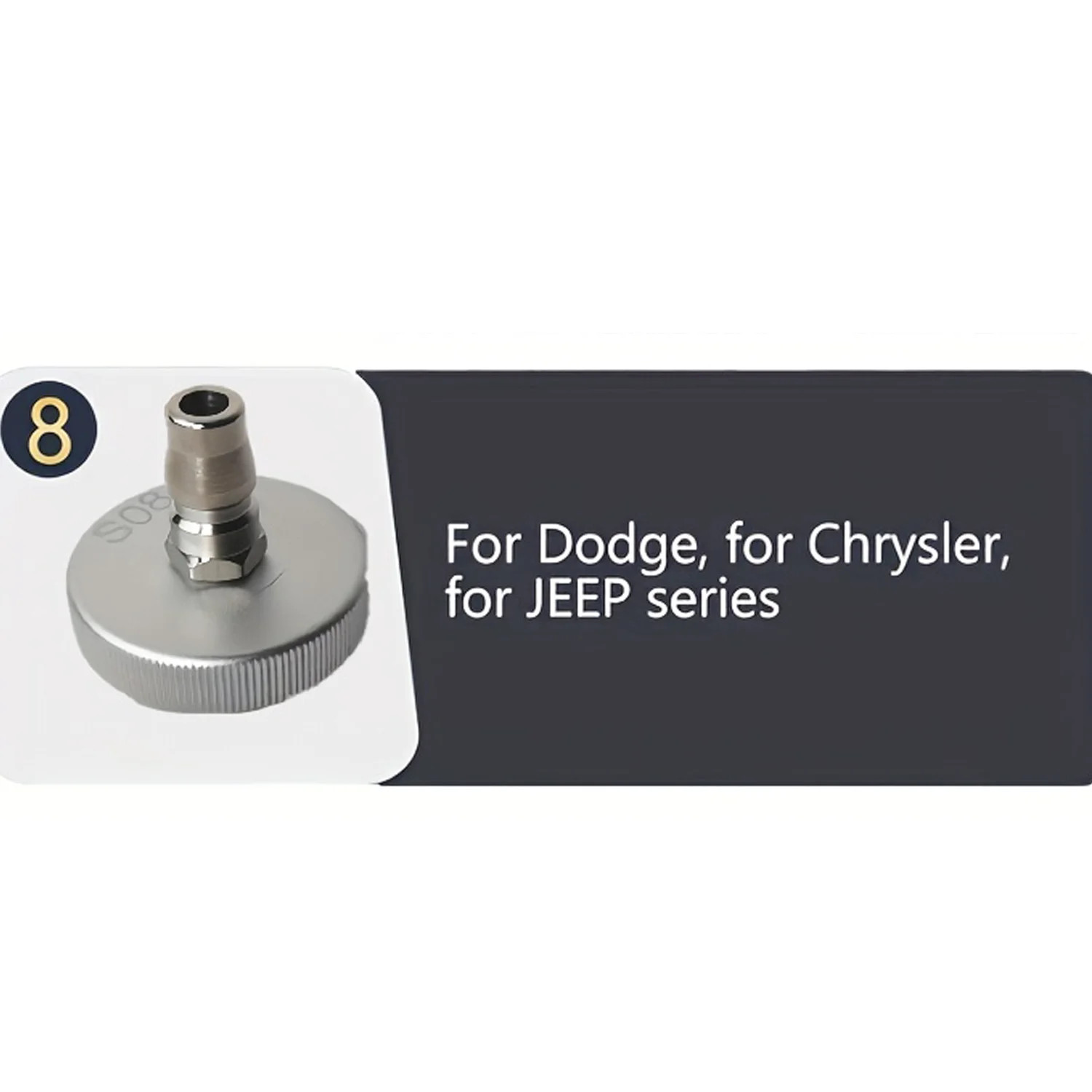Car Master Cylinder Brake Bleeder Cap Adapter for Pneumatic Brake Fluid Bleeder