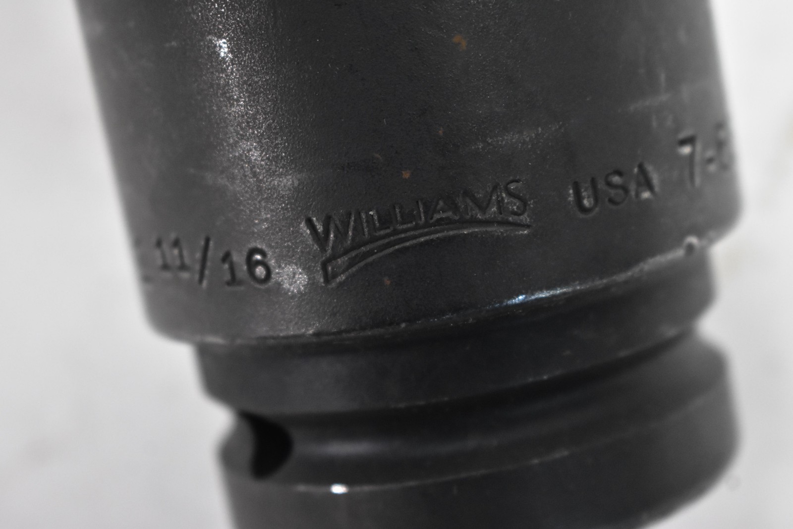JH Williams 7-654 Impact Socket 1 11/16 in 6-Point Made in USA SAE Industrial