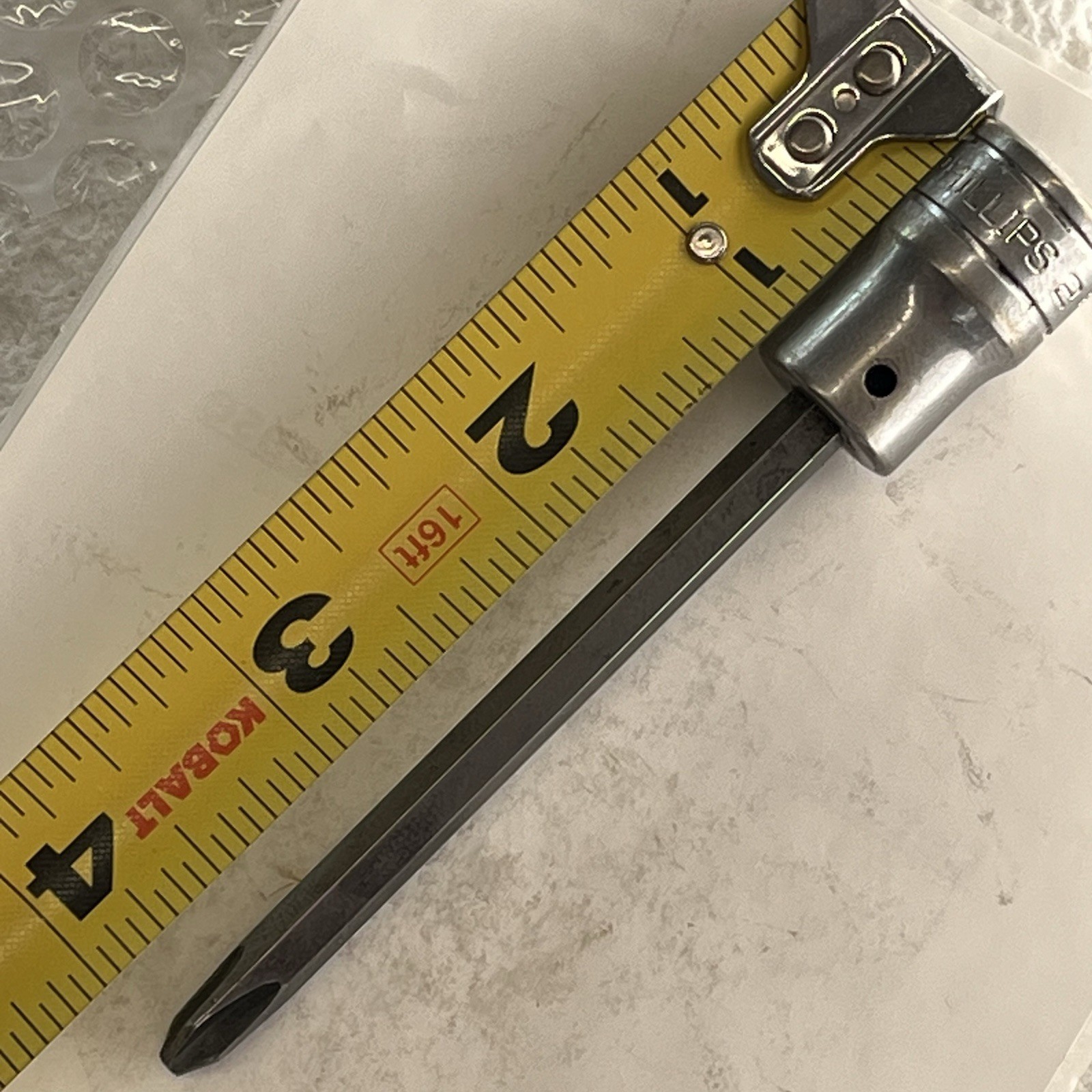 Snap On #FP22A Socket #2 Phillips 3/8″ drive 3″ long shaft