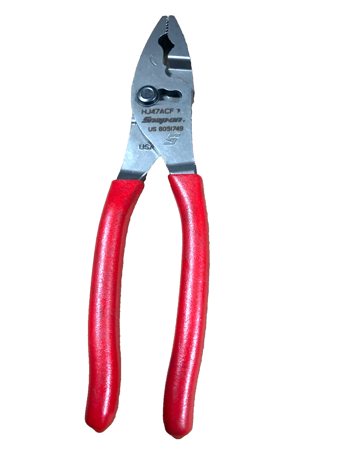 New Snap-on™ Red HJ47ACF HJ47ACFR Talon Grip Flank Jaw Slip-joint Pliers