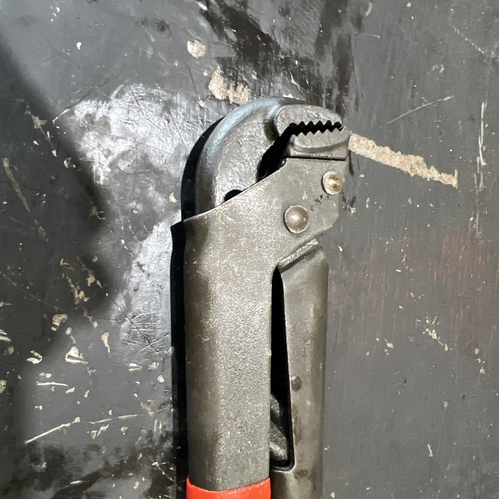 Snap-on Tools Red 8-5/8″ Soft Grip Quick Adjust Pliers Wrench PWZ0QA CLEAN